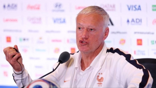 Didier Deschamps y su opinión a la terna arbitral contra Marruecos en cuartos de final