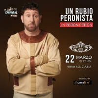 Un rubio peronista presenta su nuevo espectáculo "Daño Cerebral Mínimo"