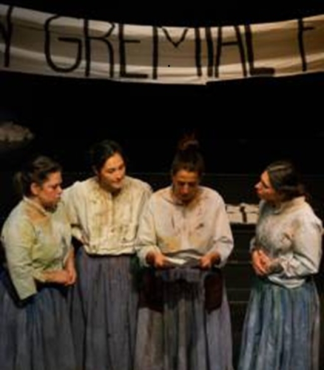 Las obreras, una obra sobre las mujeres trabajadoras en Andamio 90