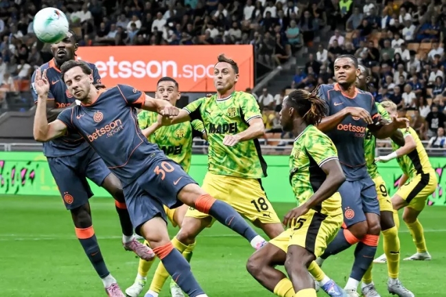 Serie A de Italia: Inter venció por 2-1 al Sassuolo