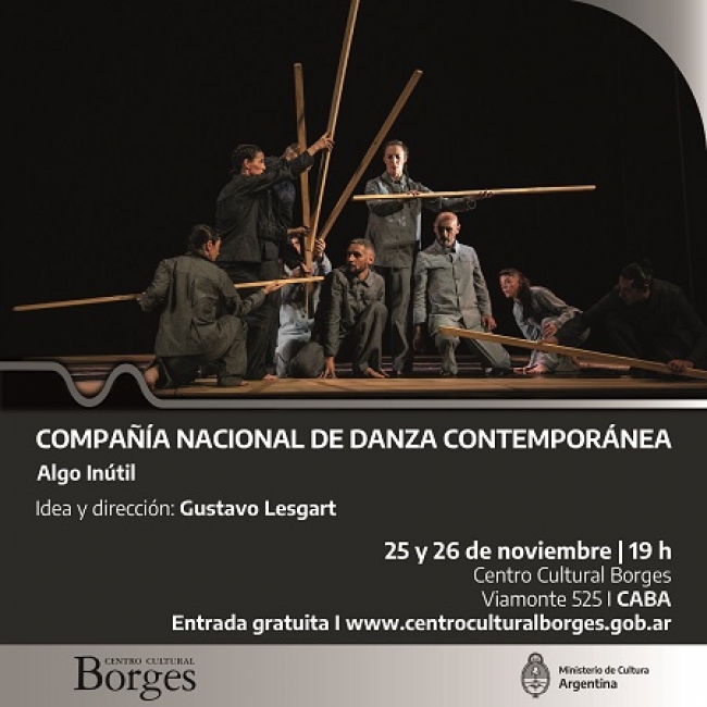 La Compañía Nacional de Danza se presenta en el Centro Cultural Borges