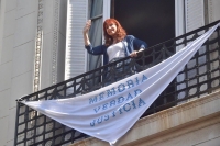 A 50 años del Golpe: Una multitud pasó por la casa de Cristina Kirchner