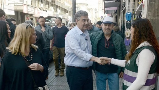 Jorge Macri, en el barrio de Once: «No vamos a aflojar hasta que la Ciudad vuelva a estar segura y ordenada como los porteños se merecen»