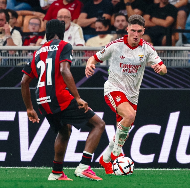 UEFA Europa League 2026/27: Milan perdió con Benfica, en la primera fecha