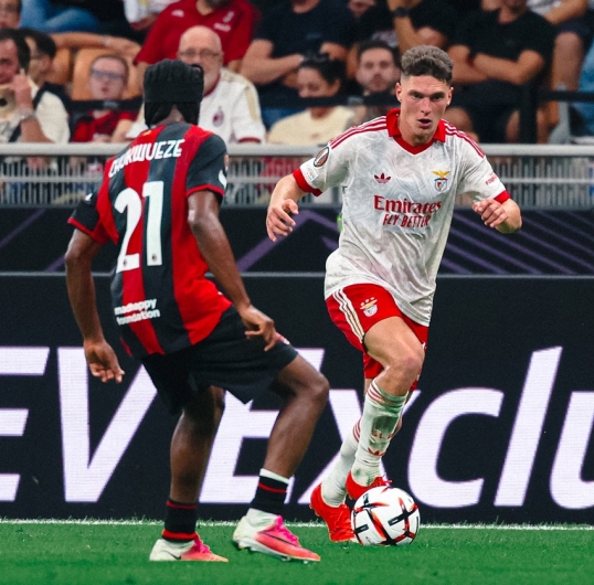 UEFA Europa League 2026/27: Milan perdió con Benfica, en la primera fecha