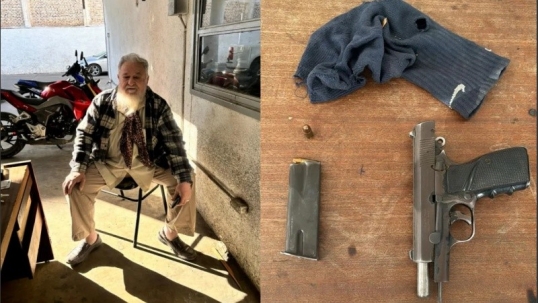 San Juan: Un hombre armado fue detenido en la zona en la que Milei presentó el Plan Nacional de Alfabetización
