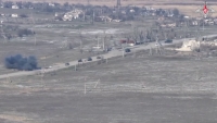Ucrania atacó con drones y artillería un convoy de OIEA