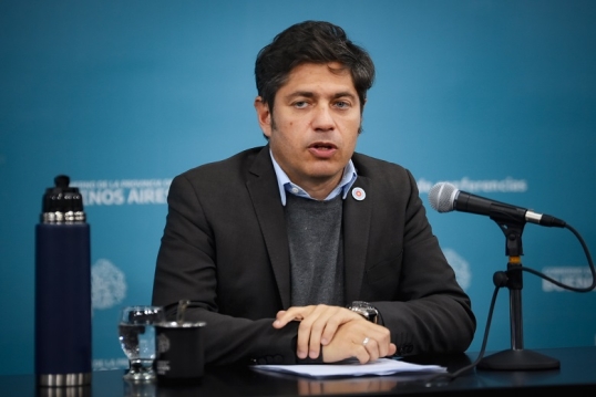 El gobernador bonaerense anunció un proyecto de ley para reactivar la obra pública nacional en la Provincia