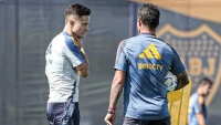 Boca Juniors: Ander Herrera entrenó diferenciado por una sobrecarga muscular