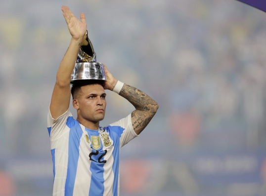 Lautaro Martínez, goleador y figura de la gran final