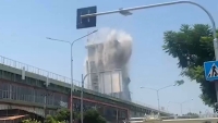 Un terremoto en Myanmar derrumbó varios rascacielos
