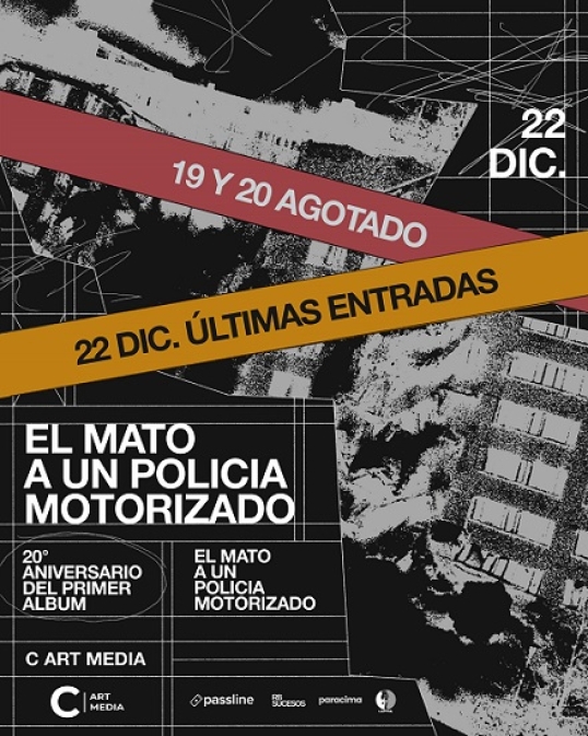 El Mato a un Policía Motorizado se presenta en el Estadio Atenas de La Plata